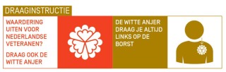 Gratis witte anjer aanvragen voor Veteranendag