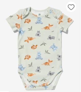 Diverse rompertjes vanaf €1,75 bij de Hema