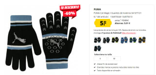 Hasta 75% descuento en calzado y ropa Puma precios desde solo 3,49€