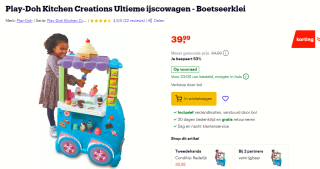 Play-Doh Kitchen Creations Ultieme IJscowagen Speelset voor €39,99 bij Bol.com