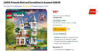 LEGO Friends Bed and breakfast in kasteel voor €58,54 bij Bol