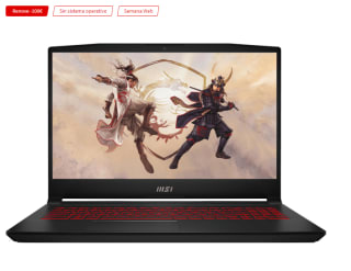 Ordenador Portátil gaming - MSI Katana GF66 12UE-1202XES, 15.6" Full HD, Intel® Core™ i7-12650H, 16GB RAM, 512GB SSD, GeForce RTX™ 3060, FreeDos por 913€