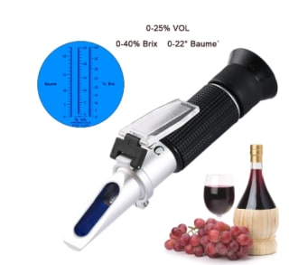 Refractómetro portátil 3 en 1 de mano por 8,28€