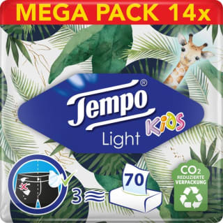 Tempo Light Box kinder tissues 14 dozen voor €9,73 bij Bol.com