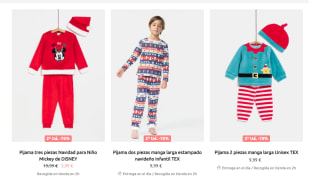 Recopilación -70% descuento en la segunda unidad de pijamas navideños en Carrefour (desde 1,73€/ud)