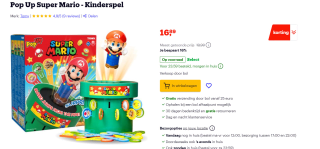 Pop-Up Super Mario voor €16,89 bij Bol