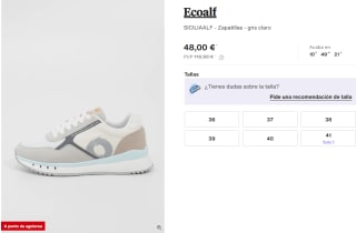 Zapatillas de Mujer Ecoalf SICILIAALF por 48€