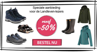 Vanaf 50% korting op Outdoor collectie van Travelin’ via Landleven