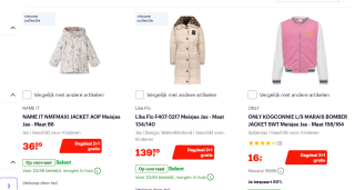 2+1 op merk kinderkleding van bv Noppies, Name it en meer bij Bol
