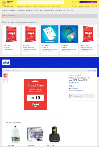 Pague R$7 em Gift Card Ifood e garanta R$10