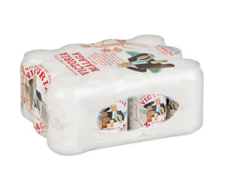 Cerveza VICTORIA rubia especial de Málaga pack 12 latas 33 cl por 8,24€ y 2ª unidad al 50% de descuento