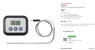 FANTAST Bakthermometer/timer, digitaal voor €6,29 bij IKEA