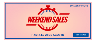 Weekend Sales de Carrefour, último dís