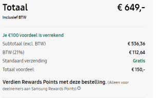 SAMSUNG QLED 4K 55Q80B (2022) voor €649 dmv code bij Samasung