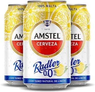 Amstel Radler 0,0 Cerveza Limon Sin Alcohol Pack Lata, 24 x 33cl por 8,98€
