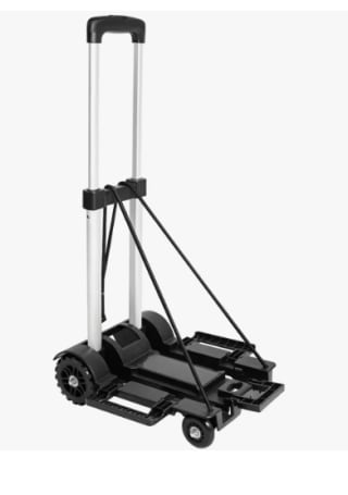 Carretilla de Mano Portátil Plegable por 16.99€ (Cuenta Nueva 10.2€)