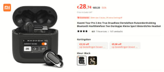 Bluetooth Headphones Xiaomi Mi True Wireless Earphones 2 Pro Black voor €28,74 bij Aliexpress