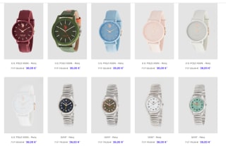 Recopilación de relojes desde 13,50€