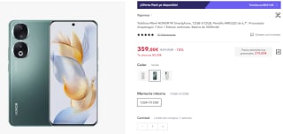 HONOR 90 de 12GB/512GB por 319€