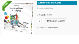 Juego de Mesa El Monstruo de Colores por 17€