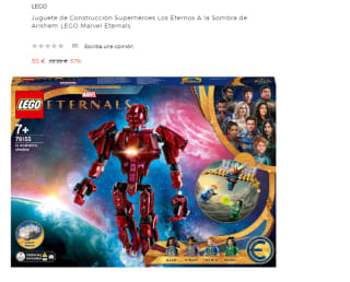 Juguete de Construcción Superhéroes Los Eternos A la Sombra de Arishem LEGO Marvel Eternals por 30€