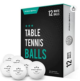 Pack de 12 Pelotas de Ping Pong Pro Spin a 10,13€