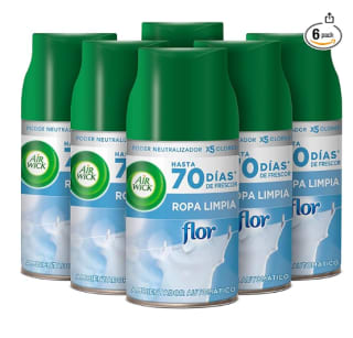 6 botes Air Wick Freshmatic Esencia Ropa Limpia por 7.05€