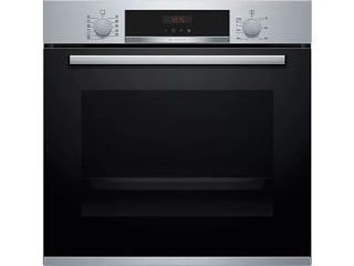 Horno Bosch HBA5740S0, Serie 4, Multifunción, Pirolítico y Asistente de limpeiza por agua, 71 L, HotAir 3D por 338€
