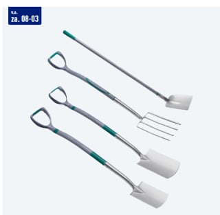 GARDENLINE Tuingereedschap riek, schop of spade voor €17,99 p.s. bij de Aldi