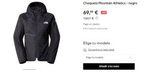 Chaqueta de Mujer The North Face Mountain Athletics por 69.99€