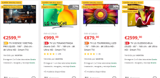 15% EXTRA descuento en televisores en Worten