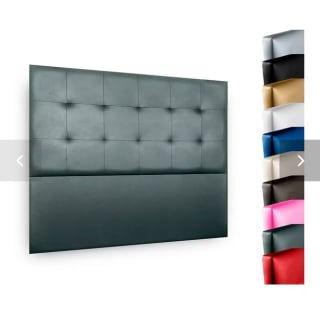 Cabecero de cama Modelo LISBOA tapizado en Tela Nido Aqualine antimanchas por solo 1€