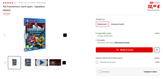 Videojuego PS4 Transformers: Earth Spark - Expedition por 12,99€