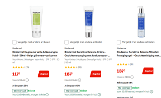 Tot 50% korting op Biodermal bij Bol