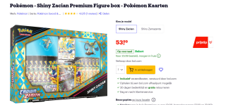 Pokémon TCG Crown Zenith Premium Figure Collection Shiny Zacian voor €53,99 bij Bol.com