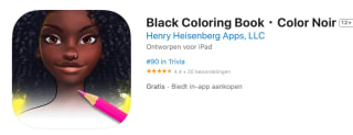 Black Coloring Book・Color Noir lifetime gratis voor IOS