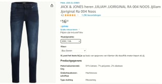 Jack & Jones heren skinny jeans voor €16,50 bij Amazon