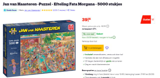 Jan Van Haasteren puzzel fata morgana 5000 stukjes voor €39,16 bij Bol.com