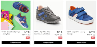 Calzado GEOX desde tan solo 4,99€ perfecto para la vuelta al Cole aprovechar