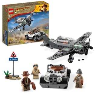 77012 Lego Indiana Jones Persecución En Un Avión De Combate por 19,59€.