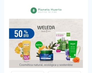 Hasta -50% de Descuento en Weleda desde Planeta Huerto.