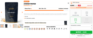 HSN Evowhey Protein 2Kg por 28,90€