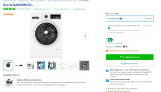 Bosch WAV28MH0NL - Serie 8 - Wasmachine nu voor € 801 bij coolblue