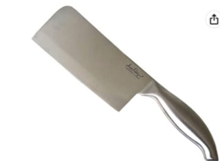 Jean-Patrique Butchers Knife Kitchen Cleaver, Stainless Steel, Silver £12.03 @ Amazon