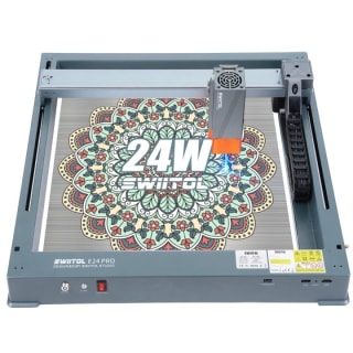 Swiitol E24 Pro 24W Laser Graveermachine 365*305Mm voor €269,99 dmv code bij Tomtop