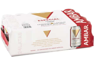 Pack de 24×33cl Cerveza Ámbar Especial por 10,43€.