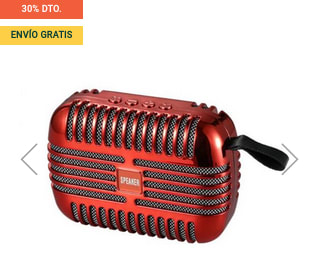 Altavoz Portátil FM/USB/MP3 Modelo T18 a solo 6,99€