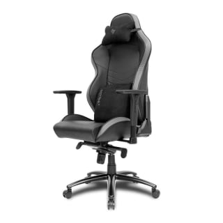Cadeira Gamer da Pichau, modelo Omega na cor preta e cinza - R$ 799,90