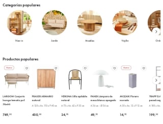 Rebajas de -20%, -30%, -50% desde Casa.