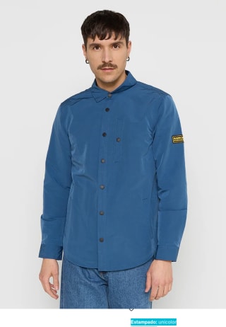 Barbour International Chaqueta fina azul claro por 49€